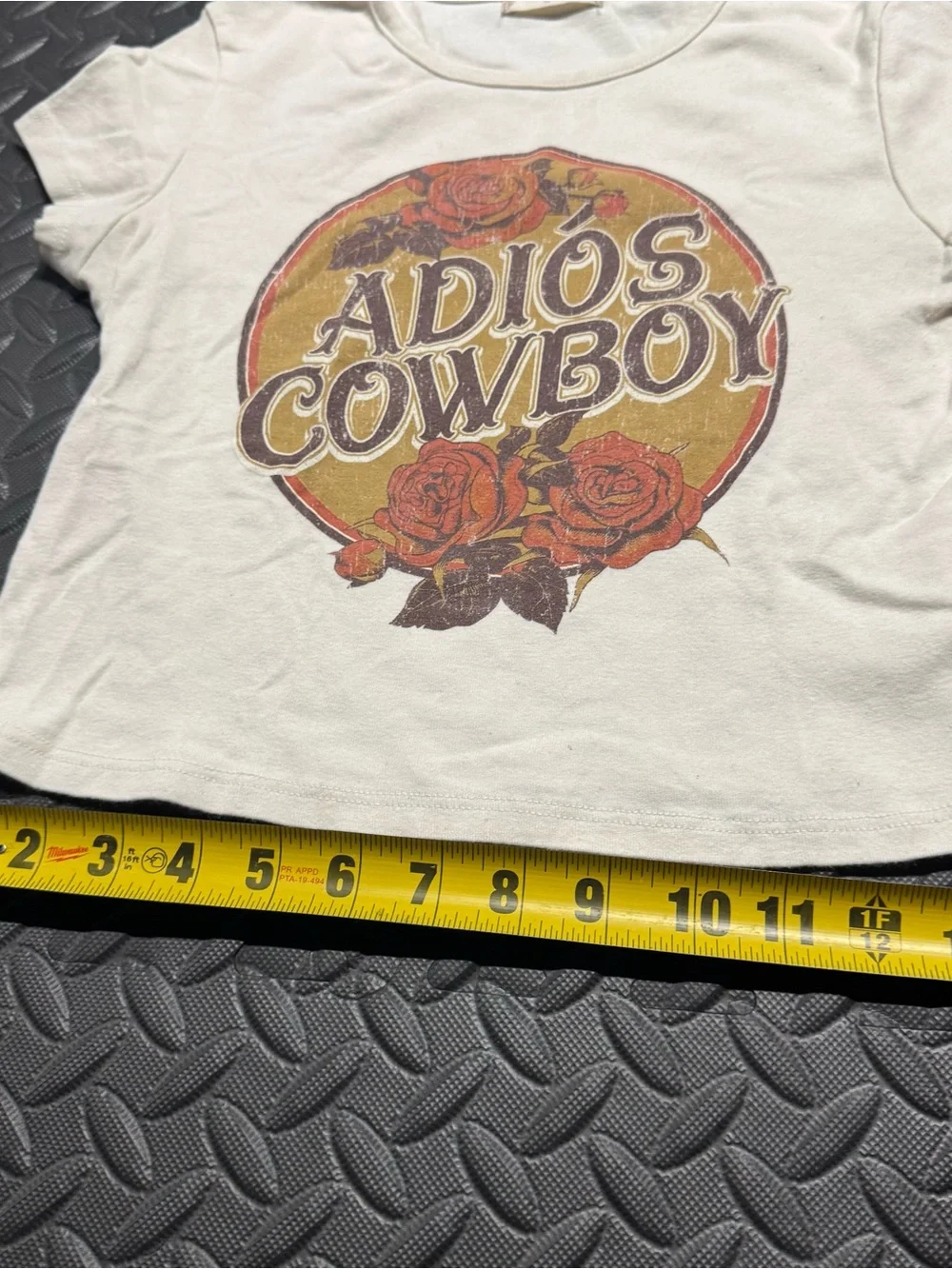 Altar’d State Adios Cowboy Graphic Tee Floral Western Shirt Size M